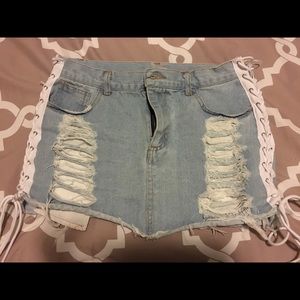 Jean Skirt